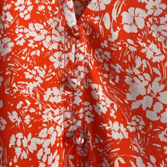 Red long sleeve blouse - Picture 3 of 7